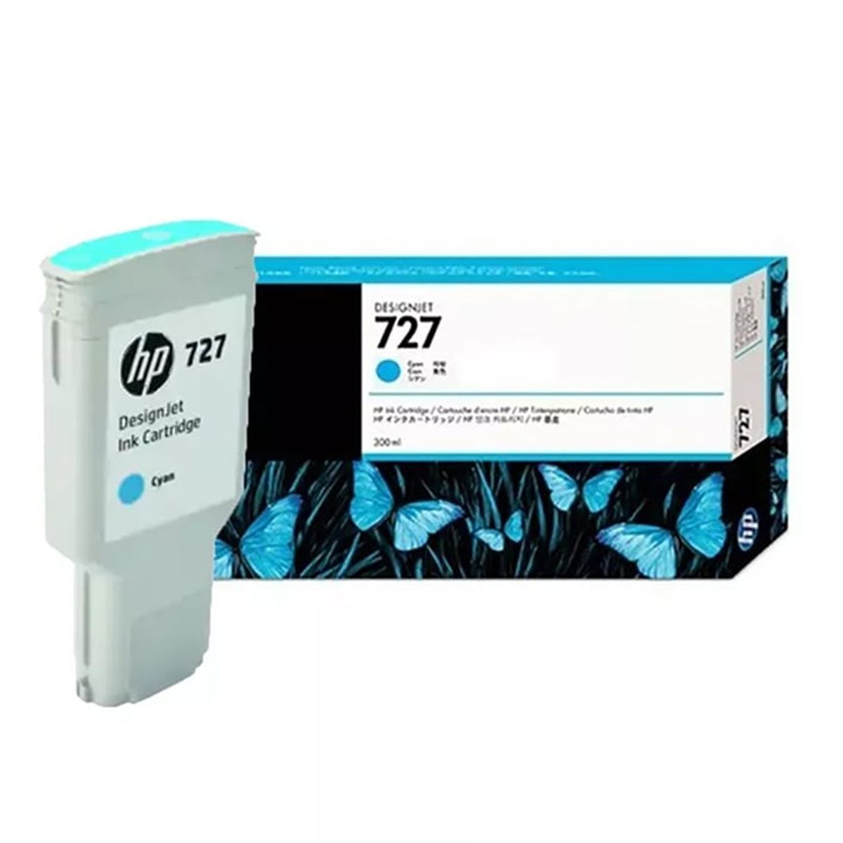 HP - TINTA HP 727 F9J76A 300ML CYAN DESIGNJET T1500/T2500/T920/T930
