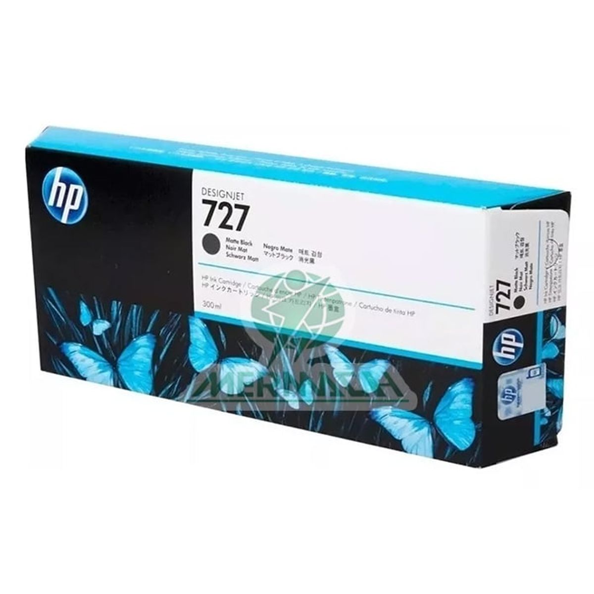 HP - TINTA HP 727 C1Q12A MATTE BLACK 300ML DESIGNJET T1500/T2500/T920/T930