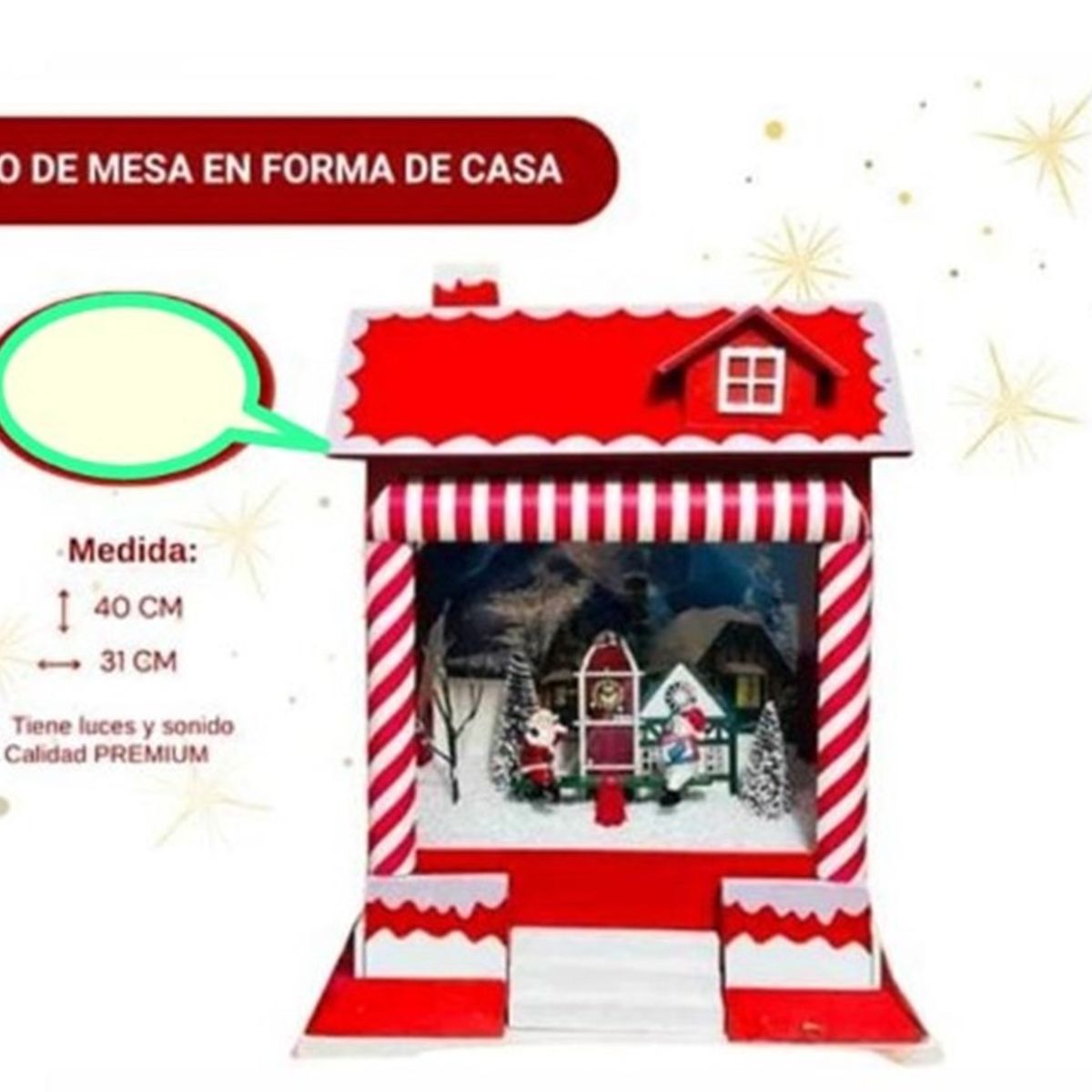 GENERICO - CASA FARO CON LUCES Y SONIDO A1 PREMIUN