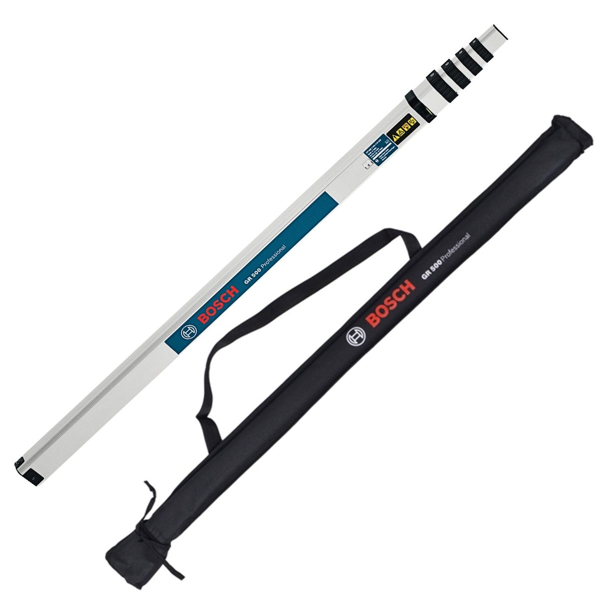 BOSCH - Mira Nivel Óptico Regla Medición 5m Bosch REGLA TOPOGRAFICO  - GR 500