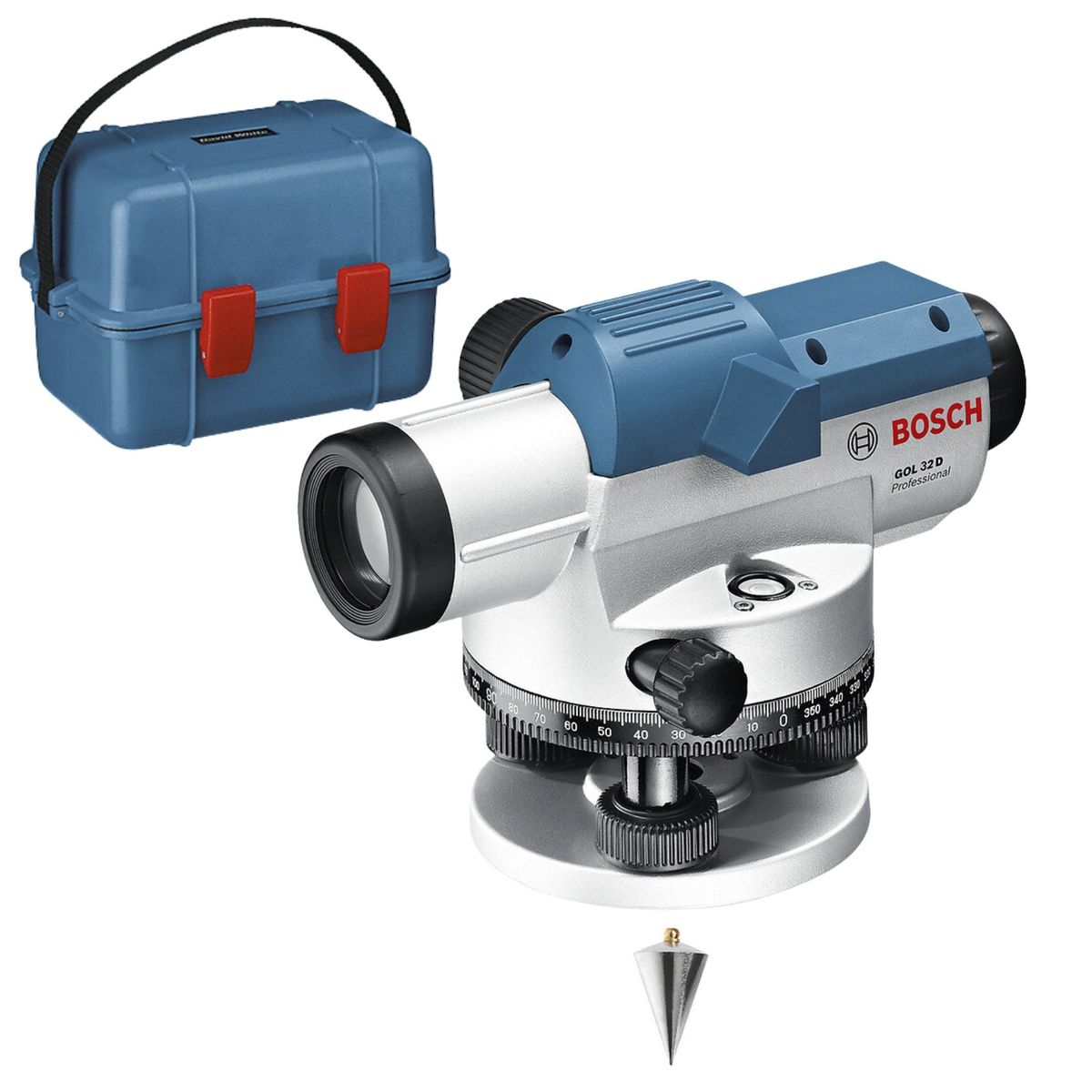 BOSCH - Combo Nivel óptico GOL 32 D Teodolito + Regla Medición 5m  BOSCH TOPOGRÁFICO