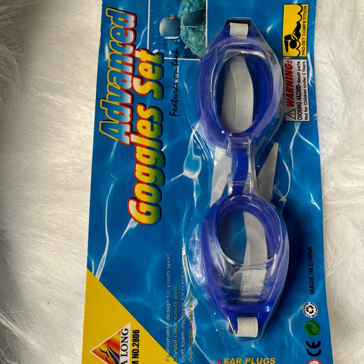 GENERICO - Gafas de natación ajustables para niños azul