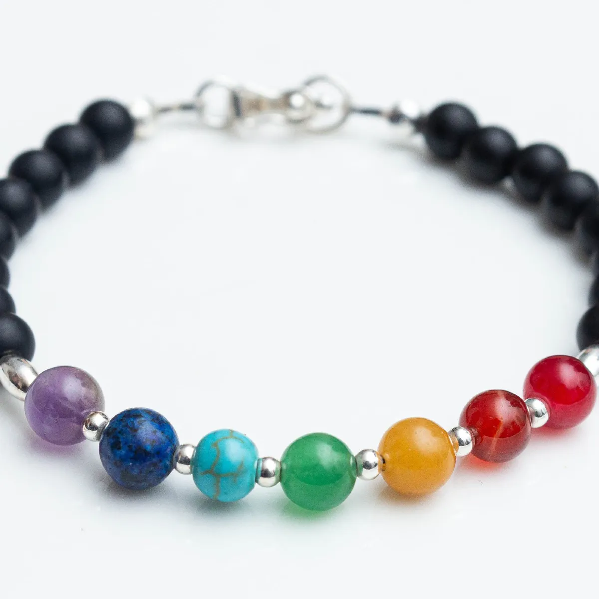 GENERICO - Pulsera 7 Chakras plata 950