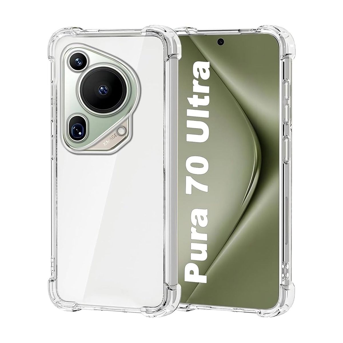 GENERICO - Funda Protector Case HUAWEI P70 ULTRA - TRANSPARENTE ANTI IMPACTO