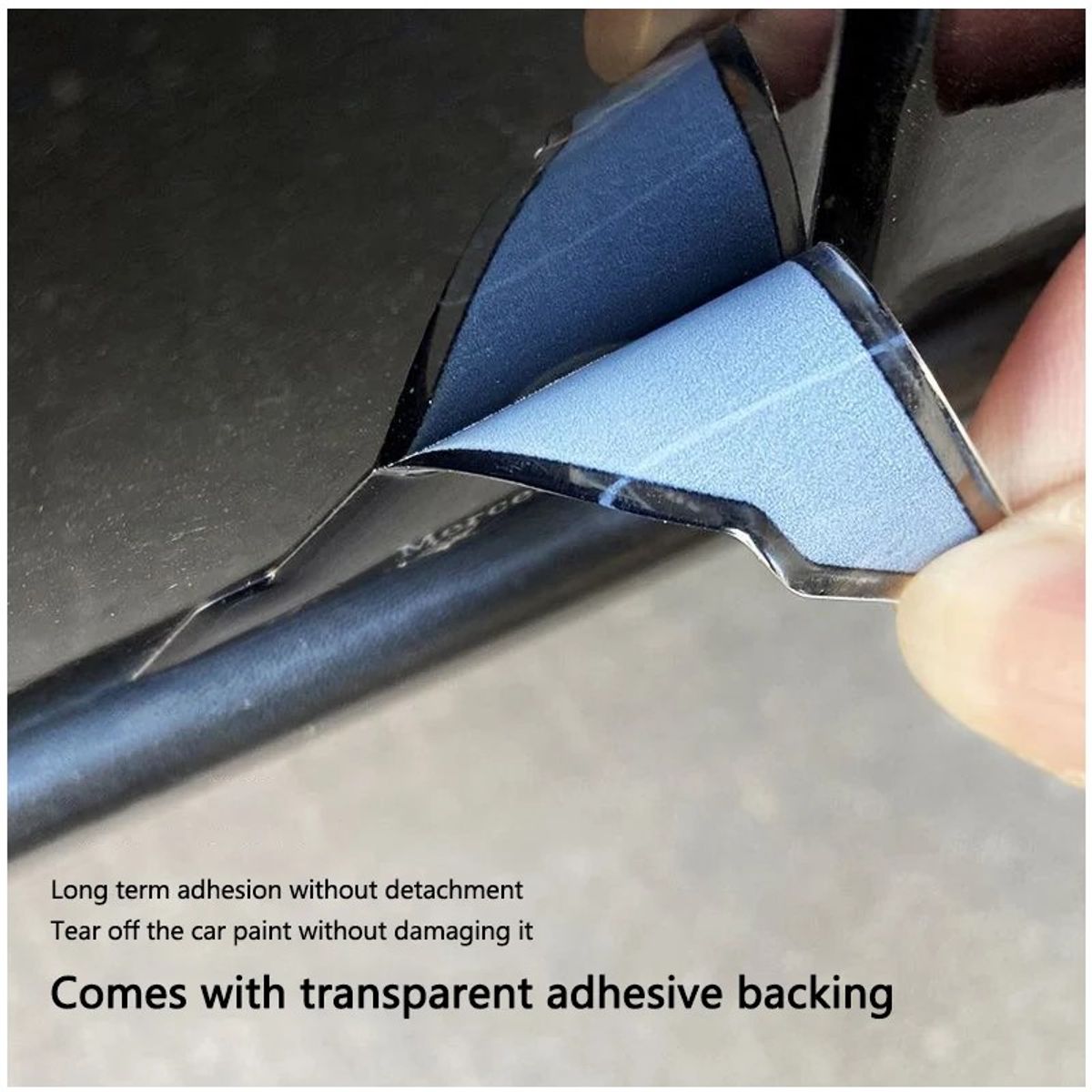 GENERICO - Protector De Puerta Lateral Hyundai Color Negro Universal