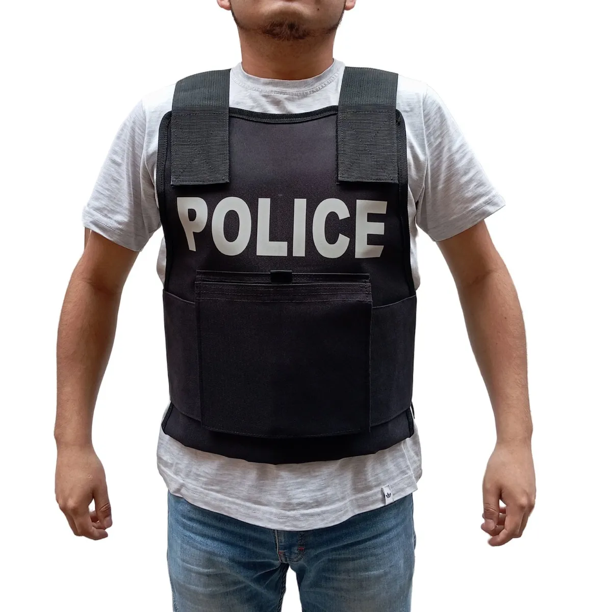 GENERICO - CHALECO COSPLAY PORTAPLACA POLICE