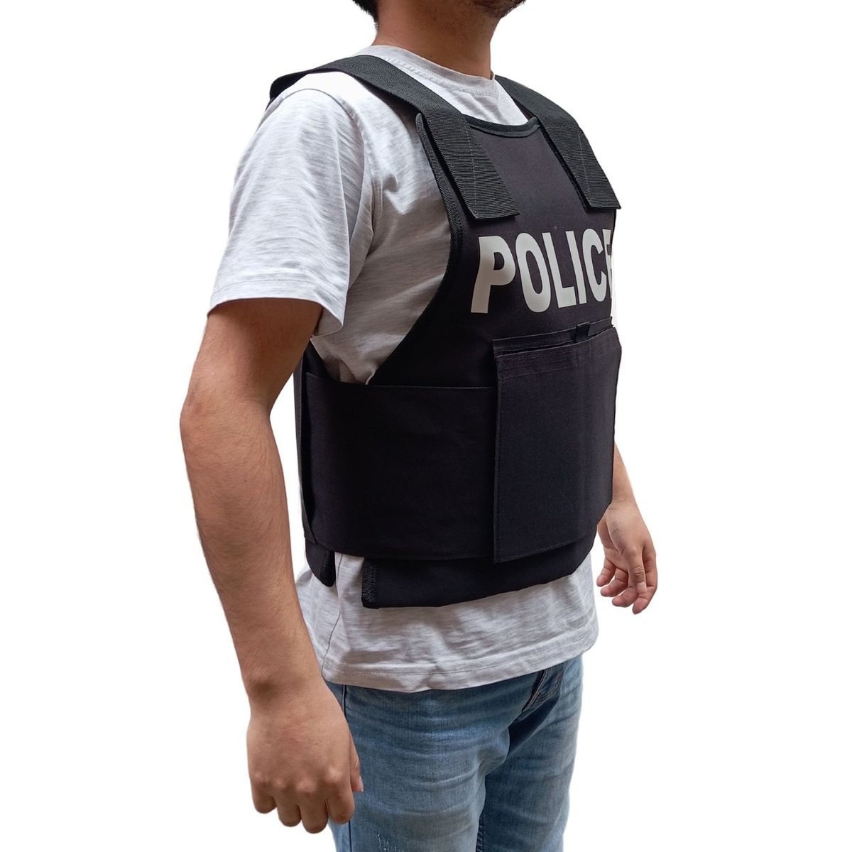 GENERICO - CHALECO COSPLAY PORTAPLACA POLICE