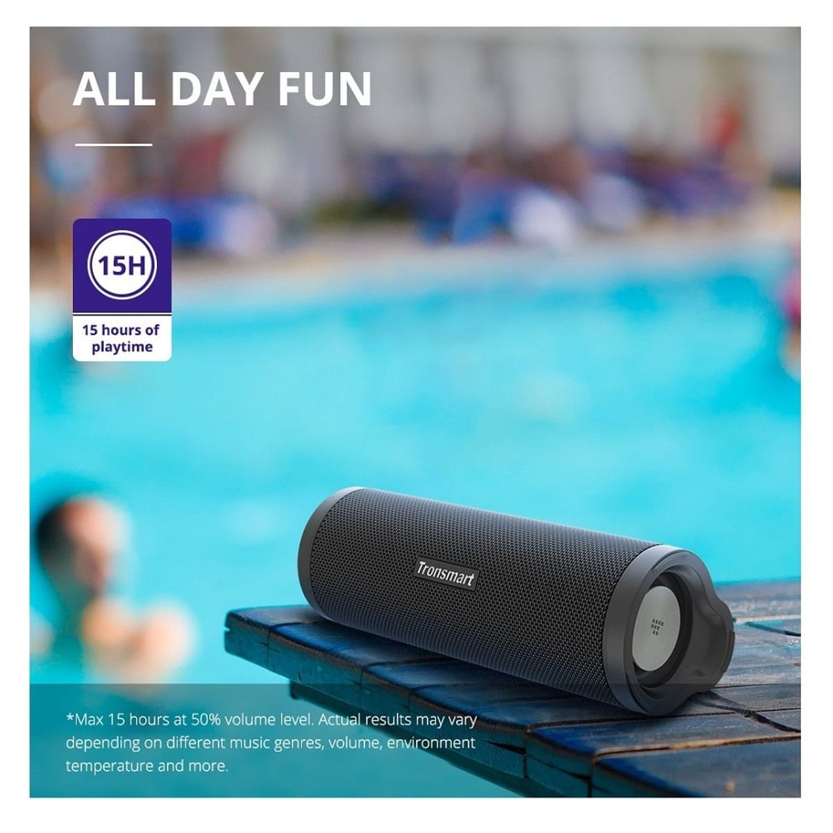 TRONSMART - Parlante Tronsmart Force 2 Bluetooh resistente al agua