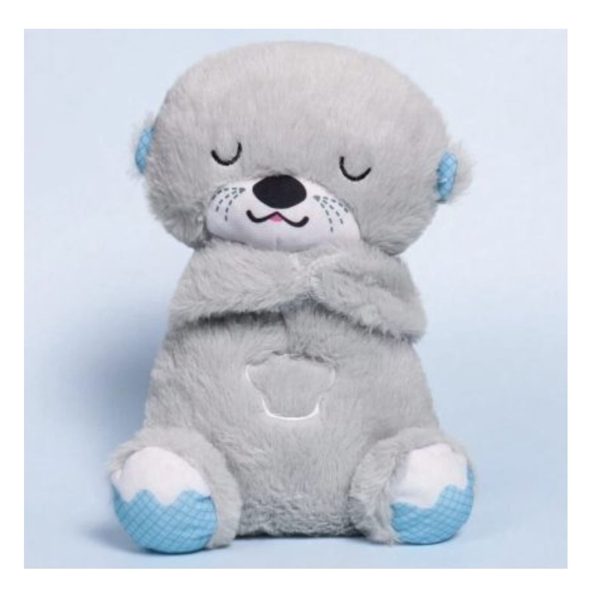 GENERICO - Peluche Nutria Dormilona que Respira Musical Plomo