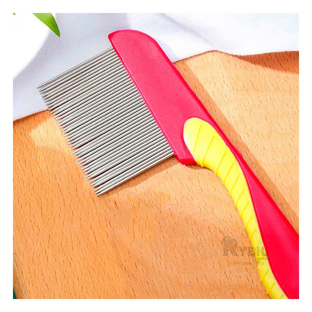 RYBIU IMPORT - Cepillo de Animal en Color Rojo Y+Ligas de Regalo