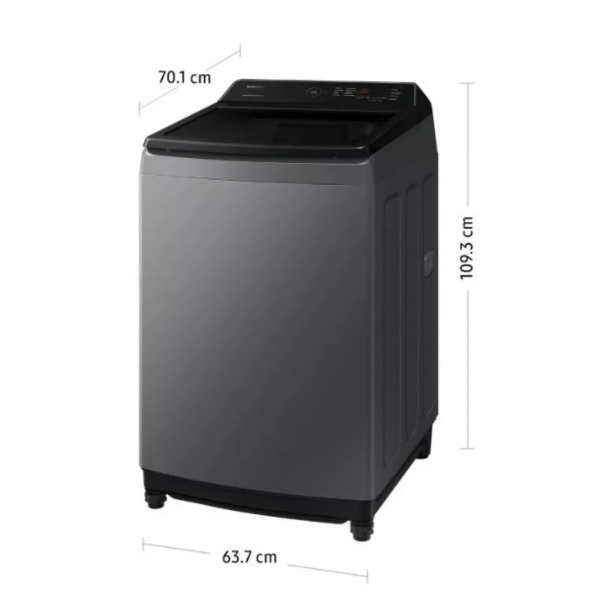 SAMSUNG - Lavadora Samsung 19KG Smart EcoBubble  WA19CG6441BDPE Gris