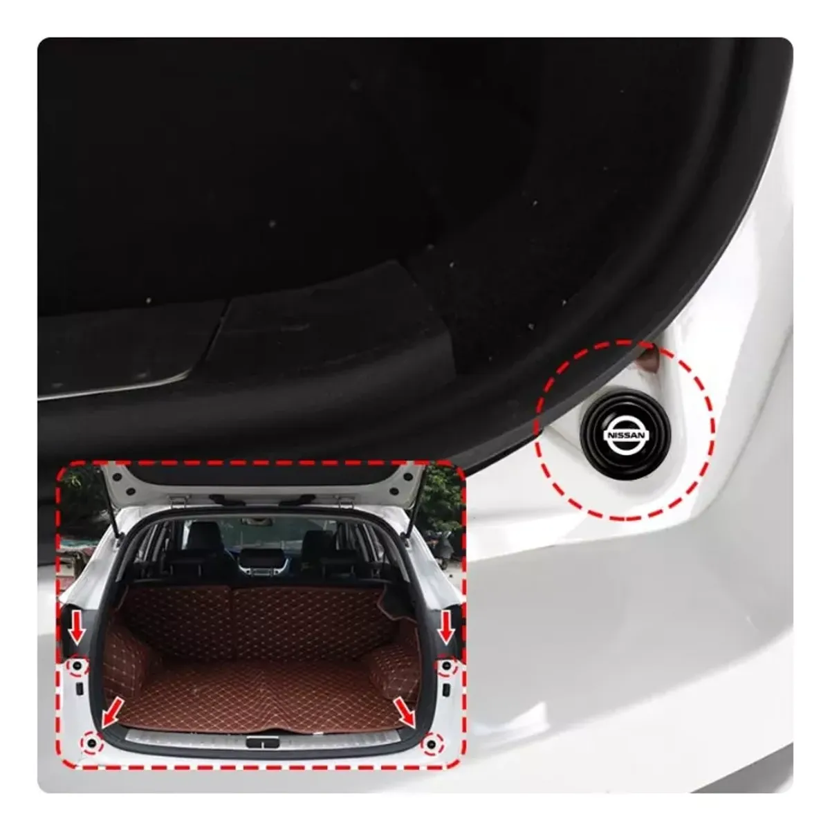 GENERICO - Amortiguadores De Puerta Universal Nissan 4pcs