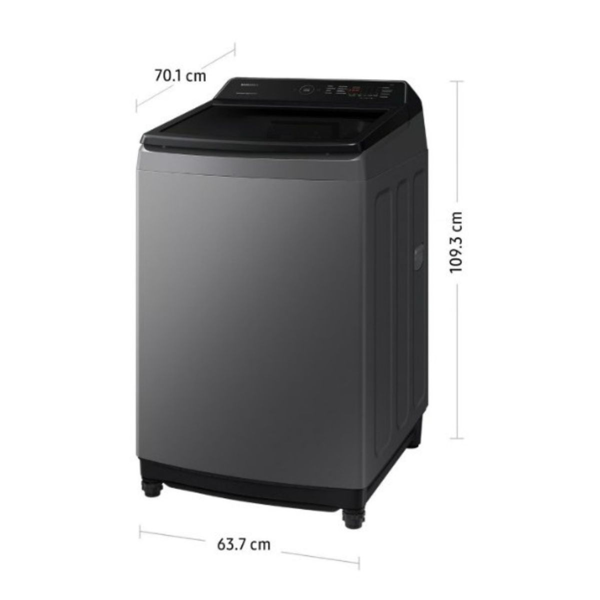 SAMSUNG - Lavadora Samsung 19KG Smart EcoBubble  WA19CG6441BDPE Gris