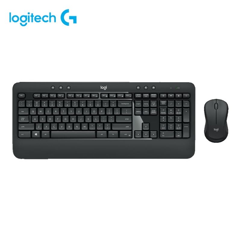 LOGITECH - Combo Teclado Logitech + Mouse Mk540 Wireless Usb Sp Black