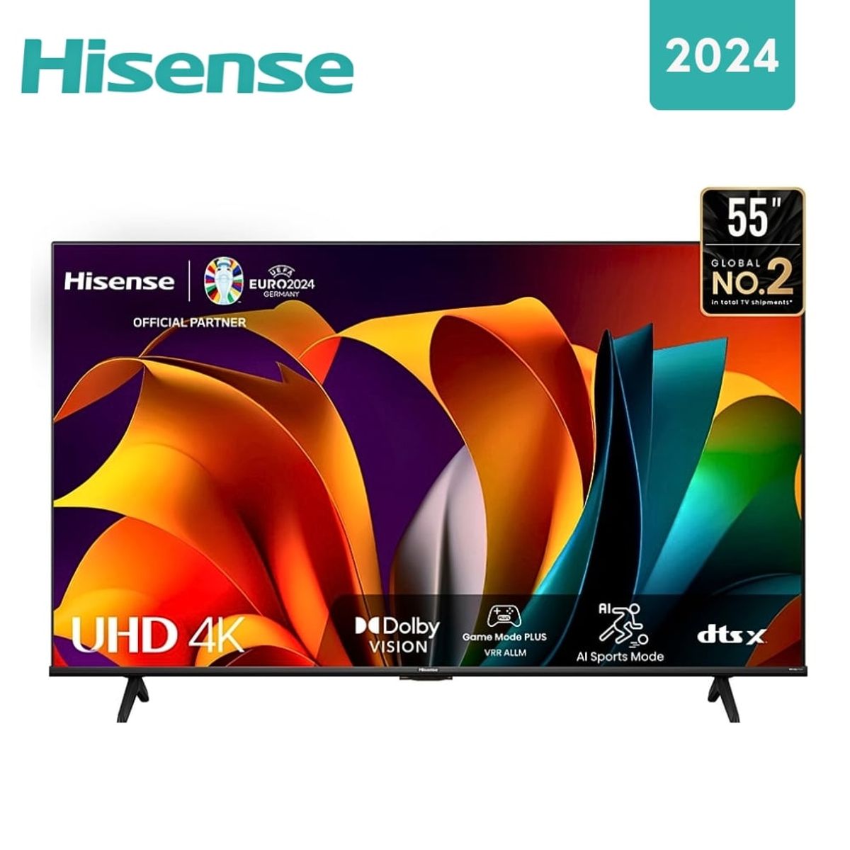 HISENSE - Televisor Hisense 55 Pulg. LED Smart VIDAA Tv UHD 4K 55A6N (2024)