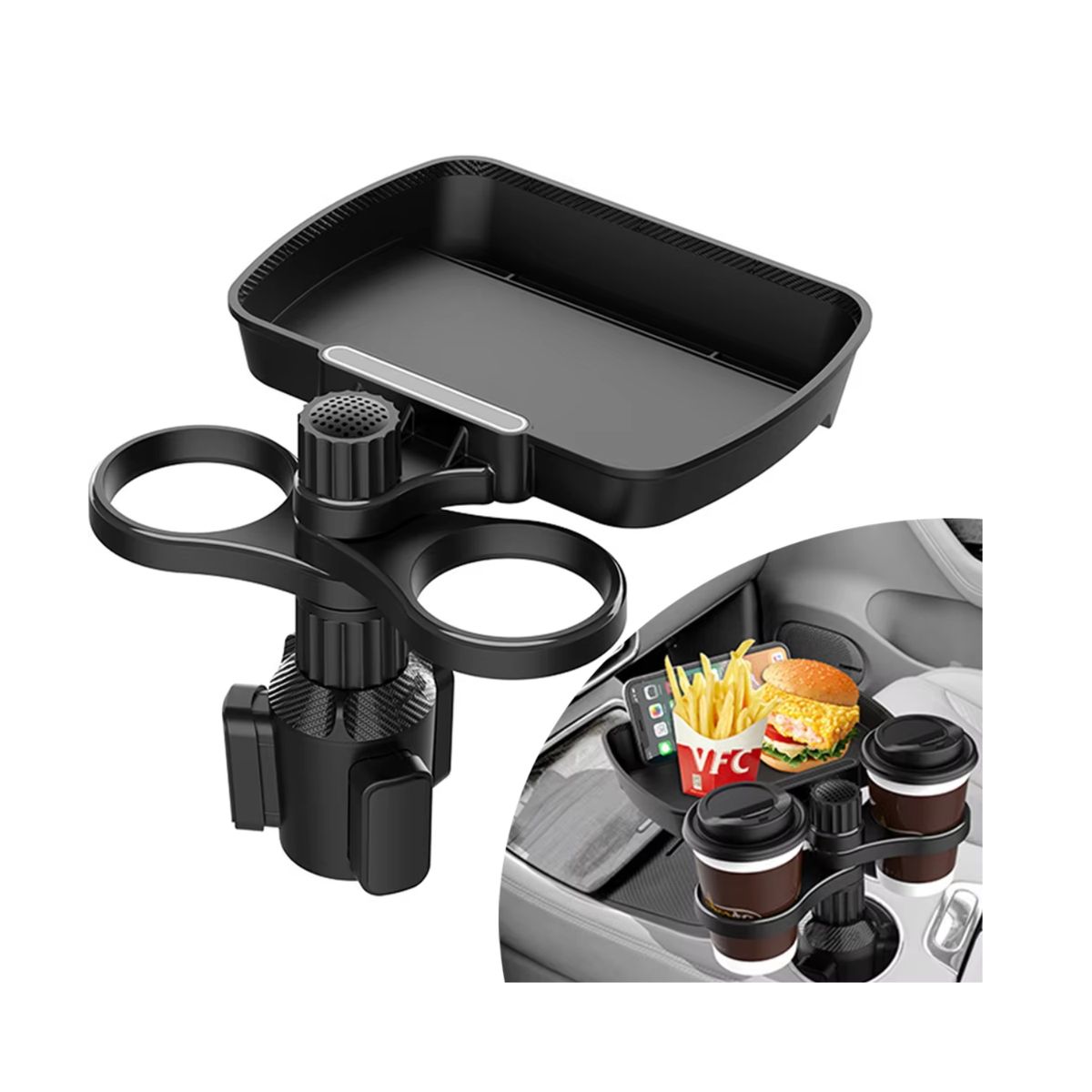 GENERICO - Portavasos Multiusos para Automóvil