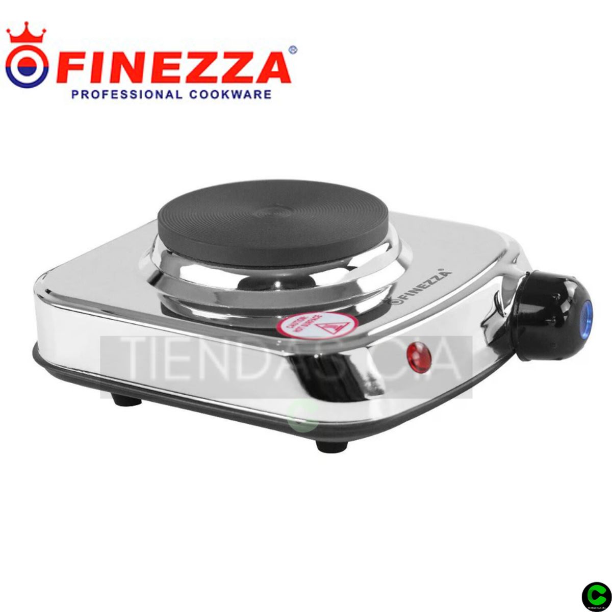 FINEZZA - Cocina Eléctrica Finezza 1H FZ-201D1CH 1500W Acero