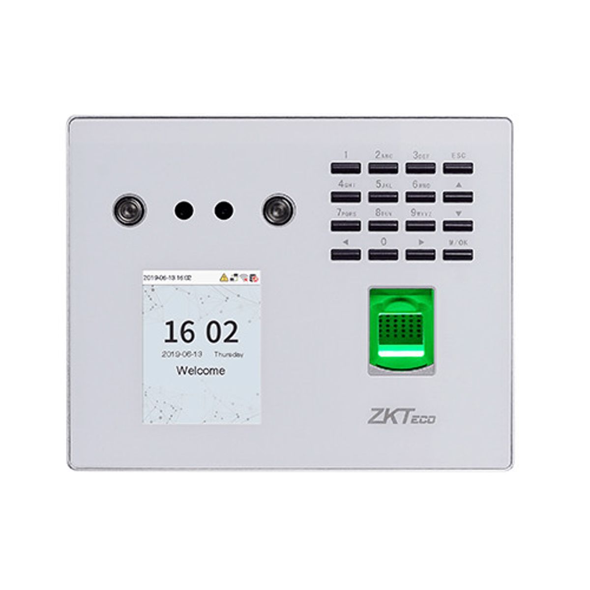 ZKTECO - Control Asistencia y Acceso Facial - Huella - Pin ZKTECO MB560-VL