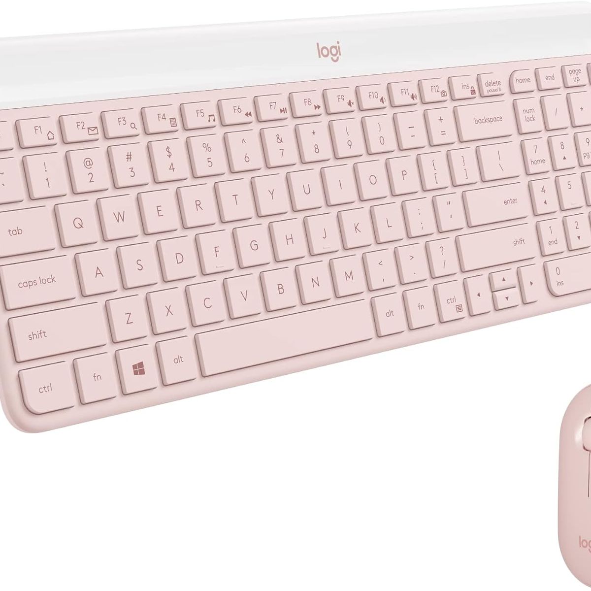 LOGITECH - COMBO TECLADO + MOUSE MK470 INALAMBRICO SLIM USB ROSA LOGITECH