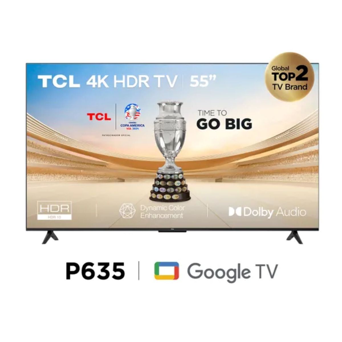 TCL - Televisor TCL Smart TV 55 4K UHD 55P635