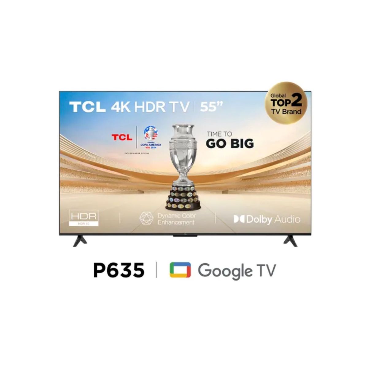 TCL - Televisor TCL Smart TV 55 4K UHD 55P635