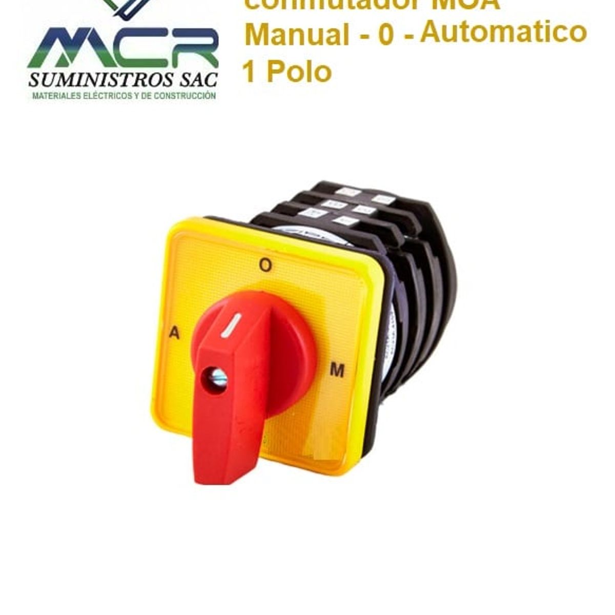 GENERICO - conmutador MOA Manual - 0 -Automatico 1 Polo