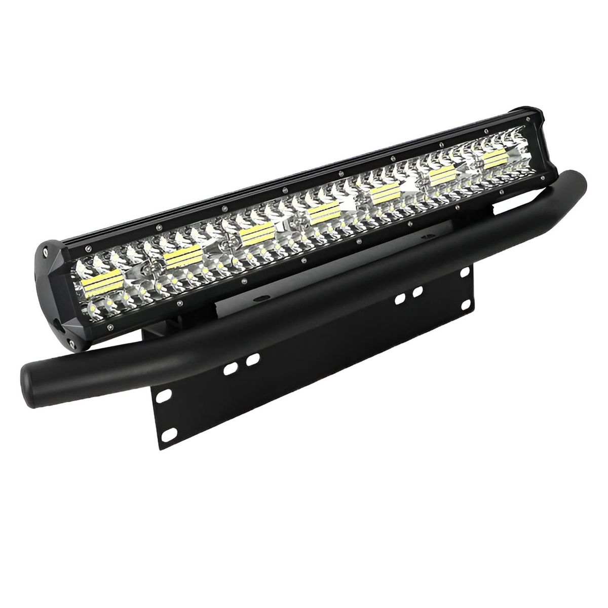 GENERICO - Combo Barra Led Neblinero 420w  50cm Blanco +Soporte Rack