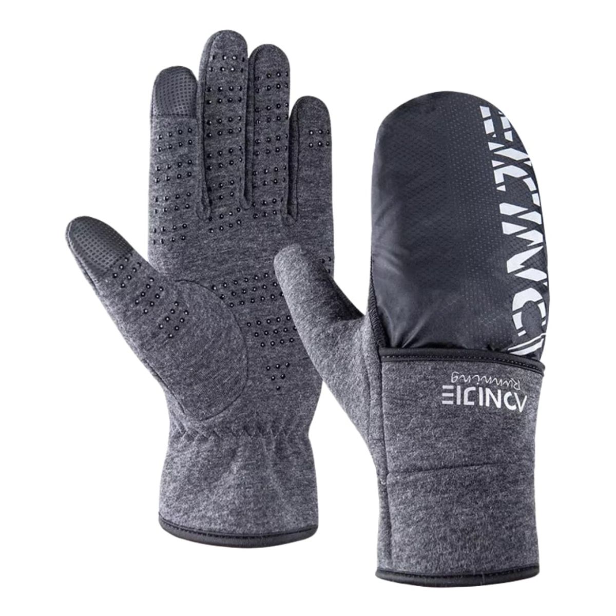 AONIJIE - Guantes Deportivos Térmicos AONIJIE Doble Cubierta Touch