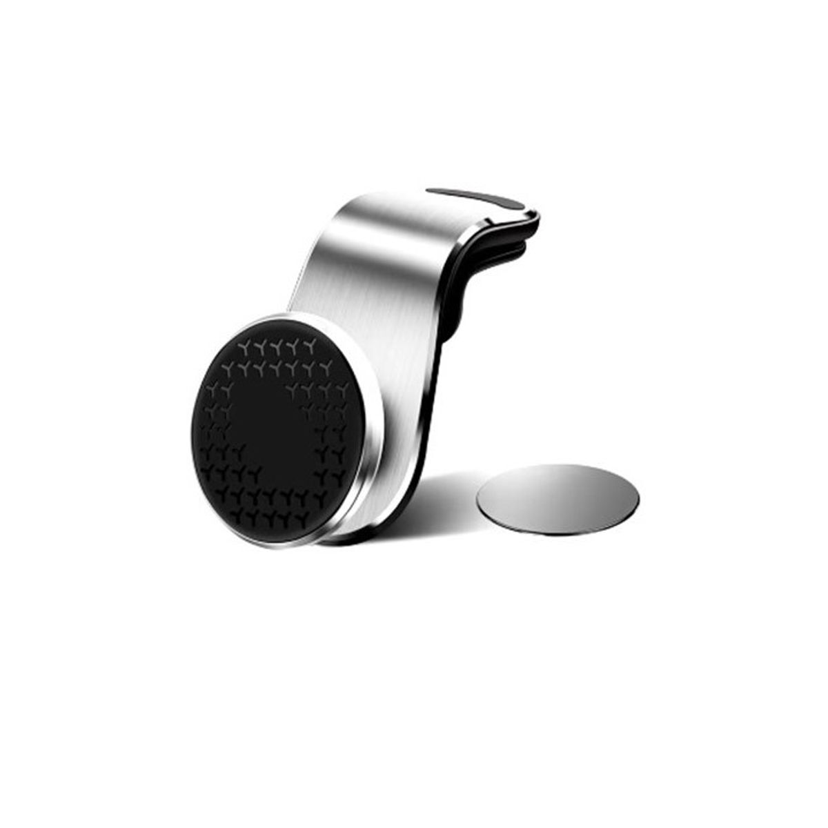 GENERICO - Soporte Magnético de Teléfono con Gancho 360° para Auto