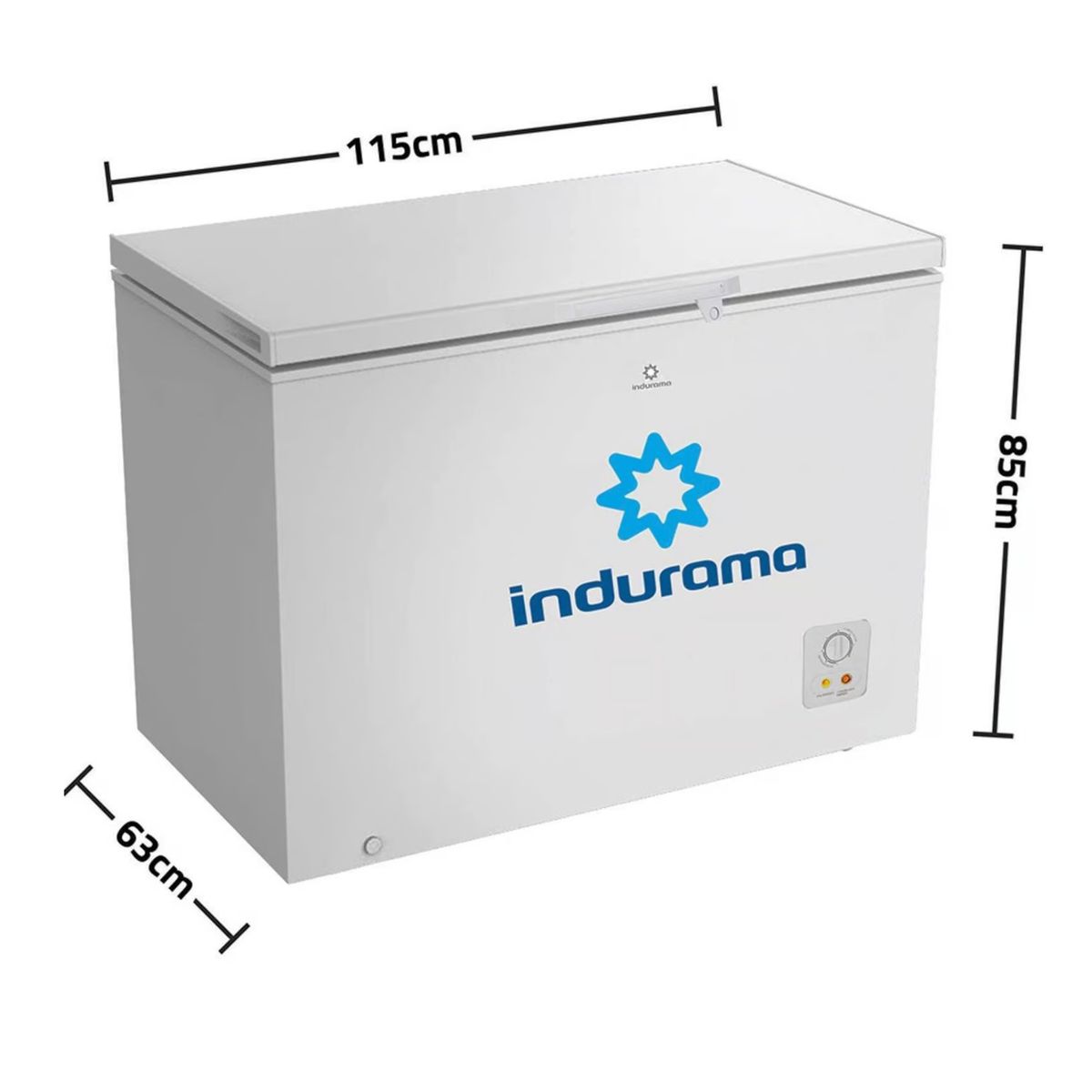 INDURAMA - Congeladora Indurama CI-320BL Defrost 297L Blanco