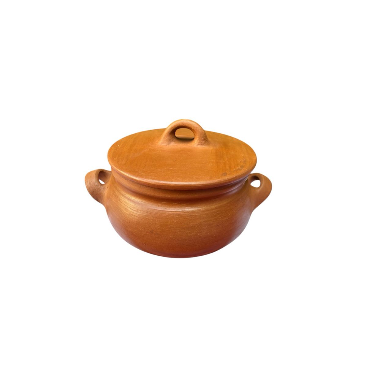 ACHALLAY ARTESANIA DE BARRO - Olla de Barro Artesanal Pequeña 17 cm
