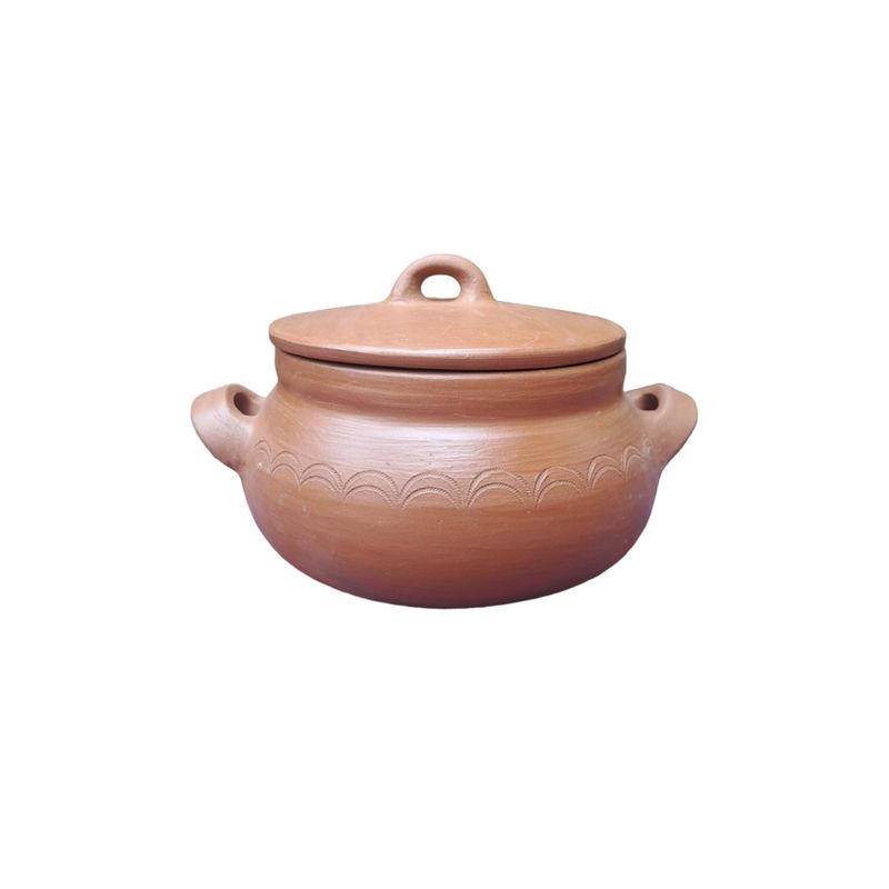 ACHALLAY ARTESANIA DE BARRO - Olla de Barro Artesanal Pequeña