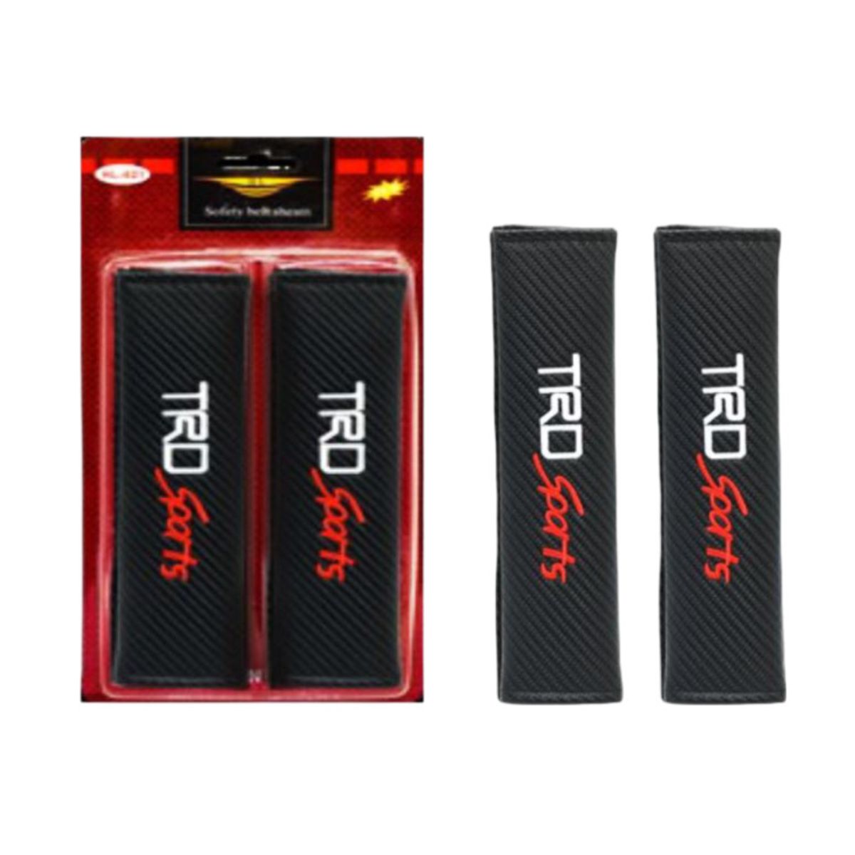 GENERICO - Protector  De Cinturon CarbonTRD  5,5CM Universal