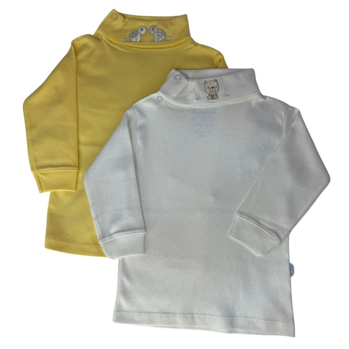 GENERICO - Pack 2 Polo Cafarena Bebé 100 % Algodón PimaTalla 2