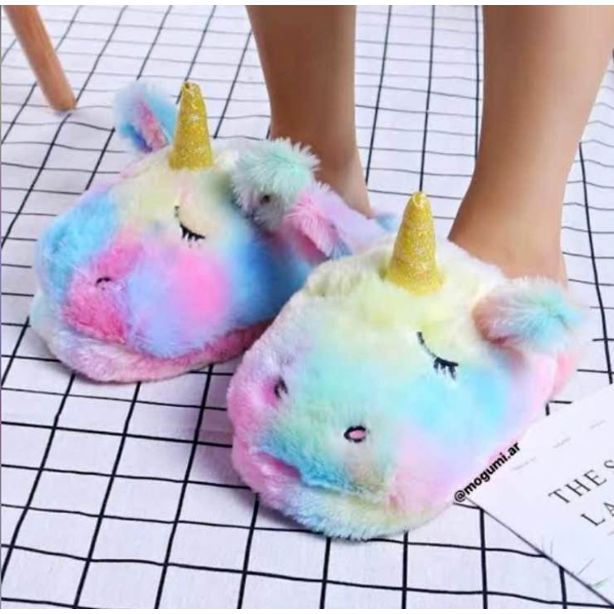GENERICO - Pantuflas Unicornio Multicolor