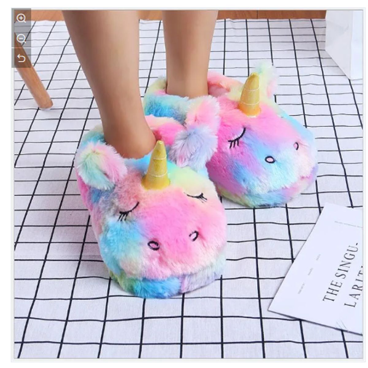 GENERICO - Pantuflas Unicornio Multicolor