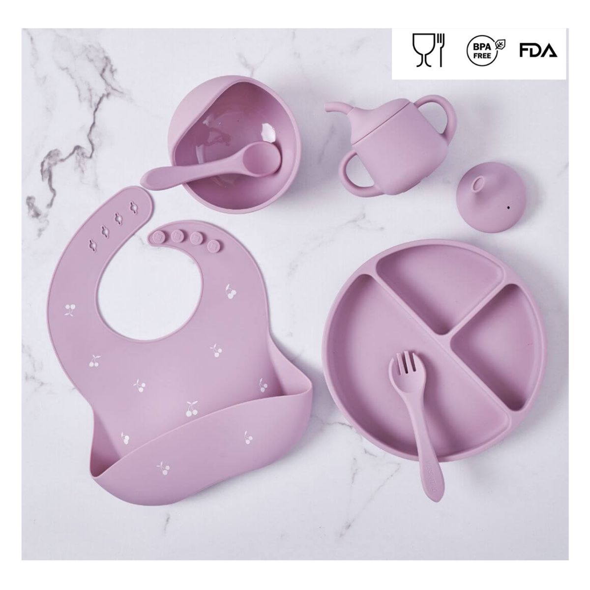 GENERICO - KIT COMPLETO VERSATINO CON MINICUP -LILA