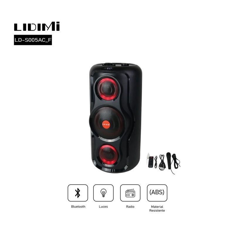 LIDIMI - Parlante Portatil Bluetooth LIDIMI LD-S005ACF