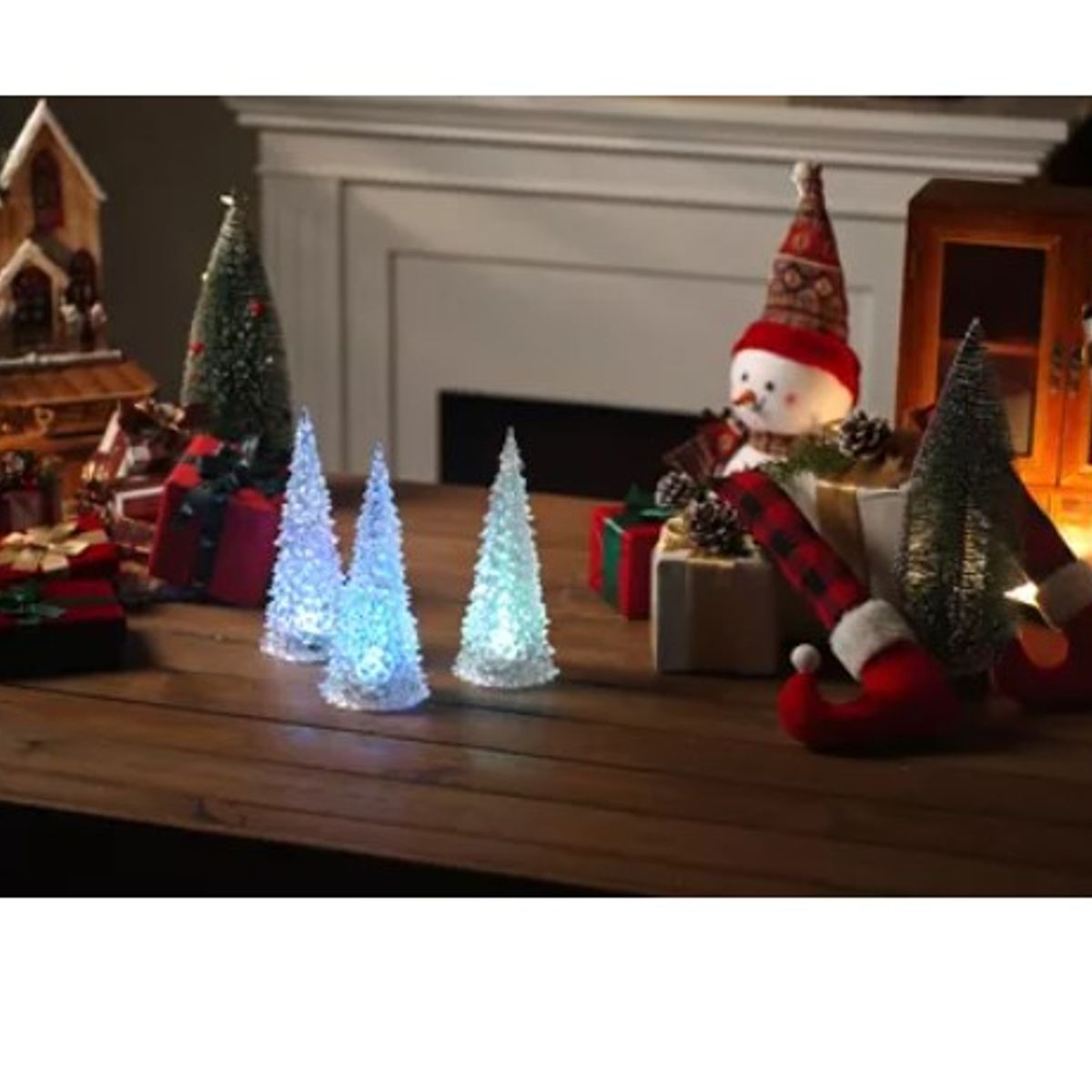 GENERICO - Mini Árbol De Navidad Con Luces Led