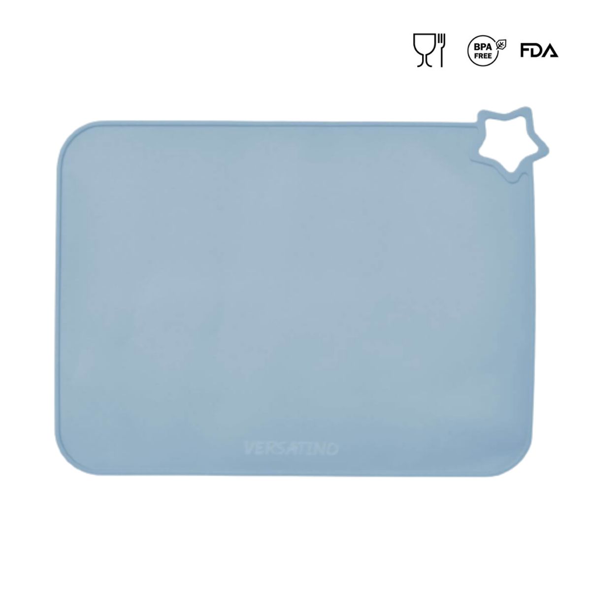 GENERICO - INDIVIDUAL ANTIDESLIZANTE AZUL -VERSATINO