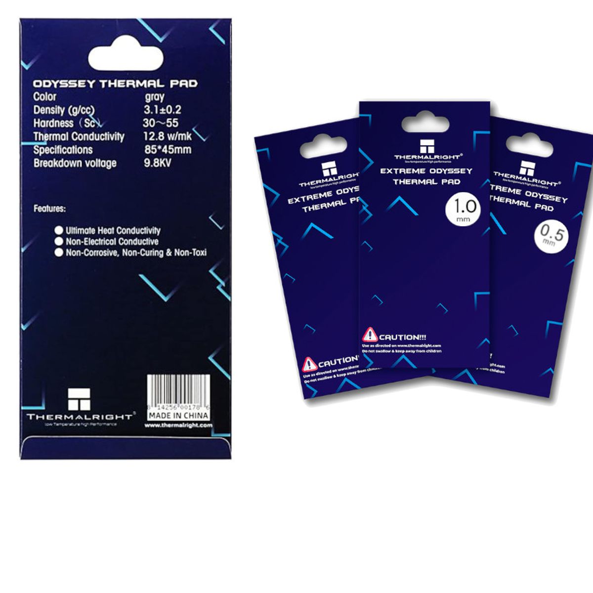 GENERICO - Disipador calor térmico thermal pad ODYSSEY 2mm 12,8 w/mk