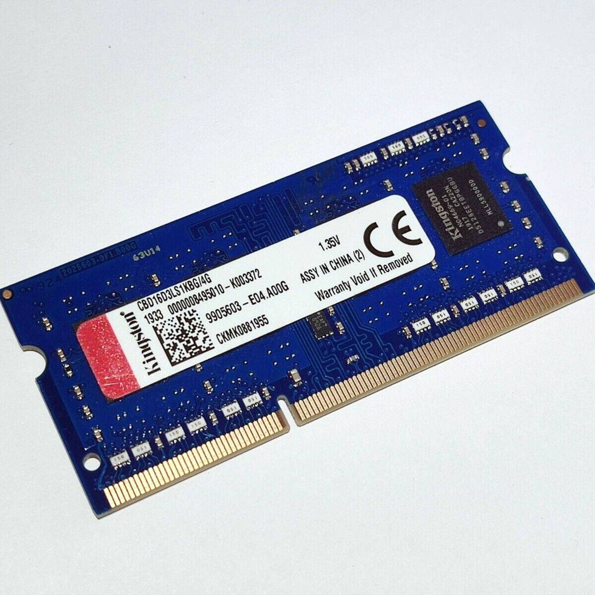 KINGSTON - MEMORIA RAM DDR3 135V 8GB 2X4GB KINGSTON PARA LAPTOP Y AIO