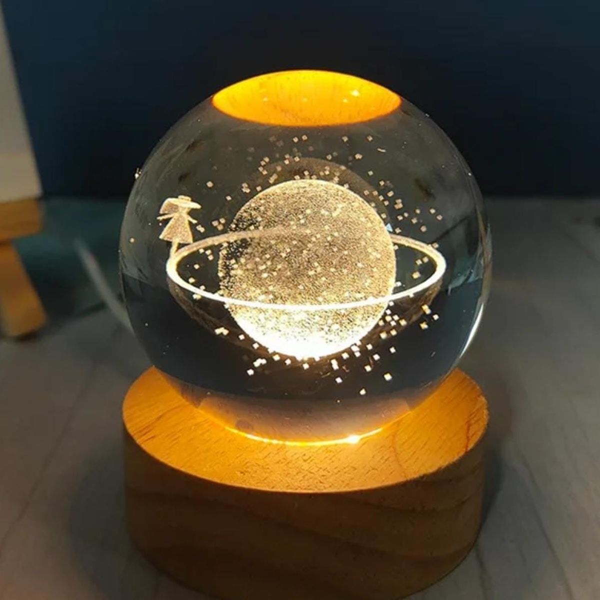 GENERICO - ESFERA DE CRISTAL CON LUZ