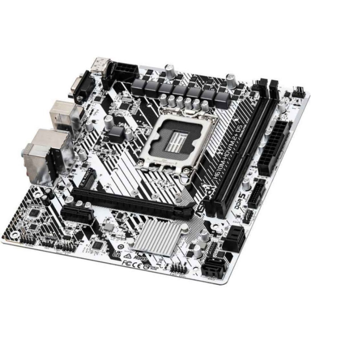 ASROCK - Motherboard ASROCK H610M-HDVM2+ D5