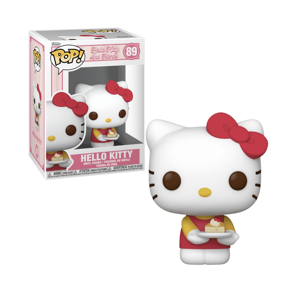 FUNKO - Hello Kitty Con Postre Funko Pop 89 Sanrio Original
