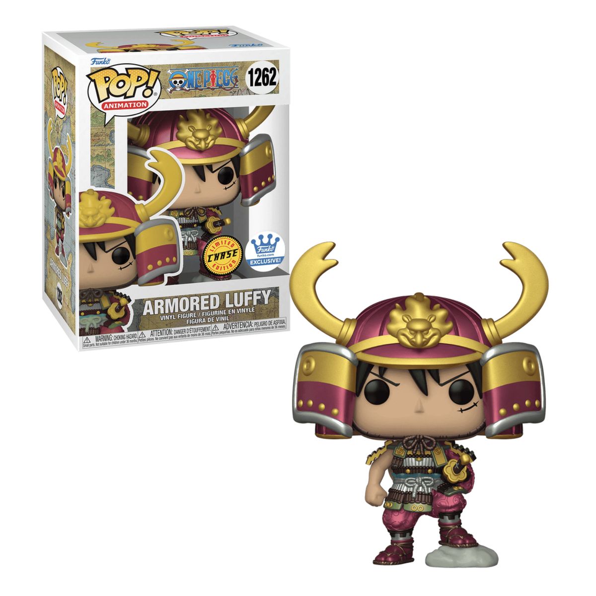 FUNKO - Armored Luffy Chase Funko Pop 1262 One Piece Exclusivo