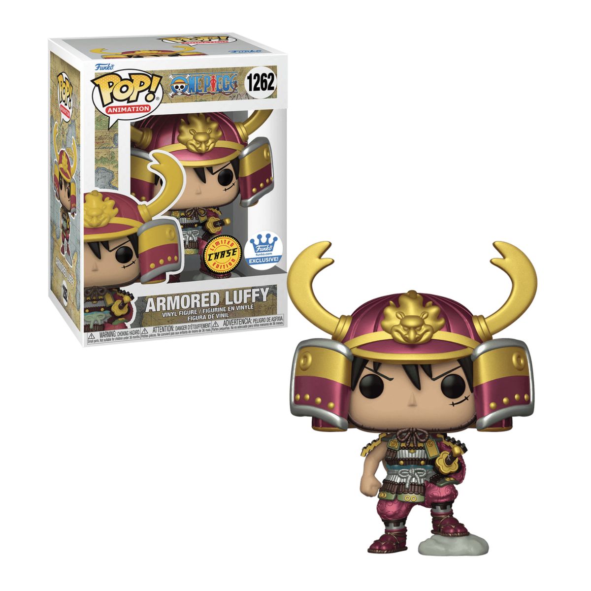 FUNKO - Armored Luffy Chase Funko Pop 1262 One Piece Exclusivo