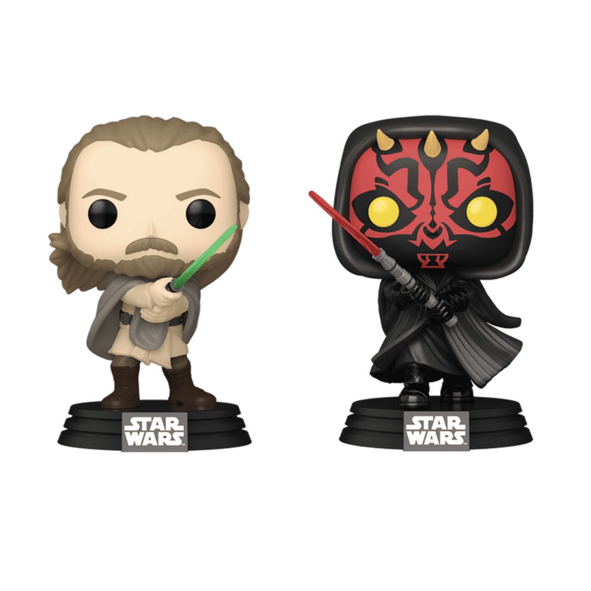 FUNKO - Qui Gon Jinn vs Darth Maul Funko Pop 2pack Star Wars FS