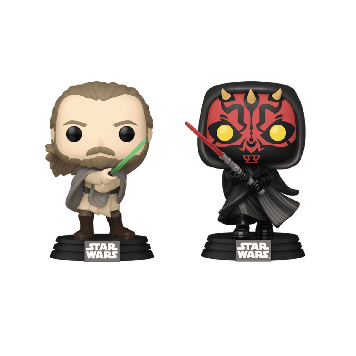 FUNKO - Qui Gon Jinn vs Darth Maul Funko Pop 2pack Star Wars FS