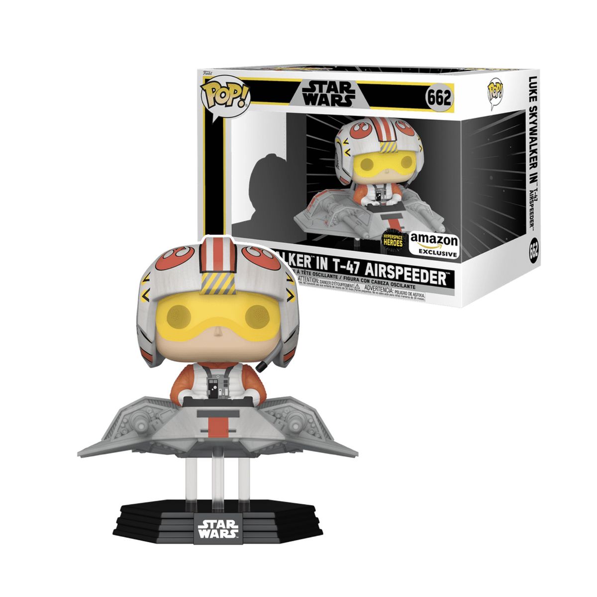 FUNKO - Luke Skywalker Airspeeder Funko Pop 662 Star Wars Ex
